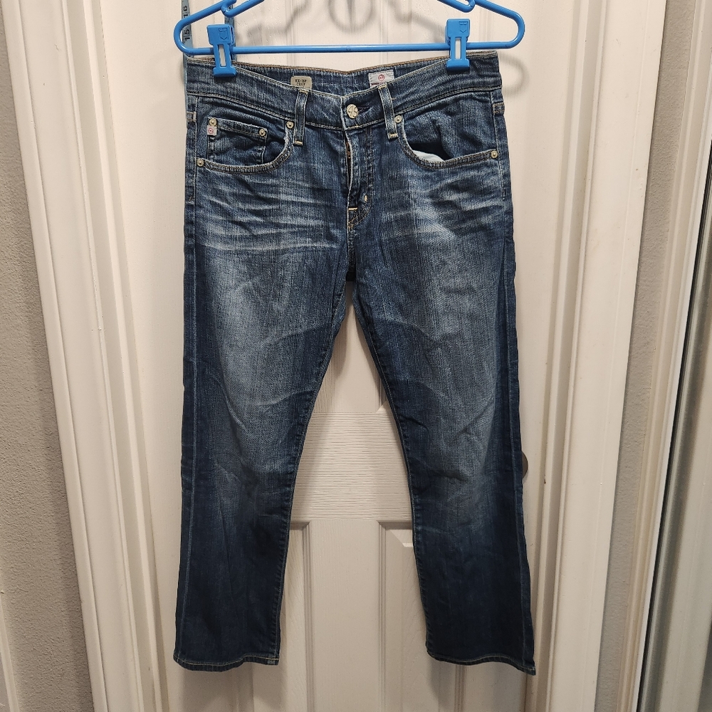 Adriano goldschmied the ex bf crop jeans size 26